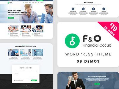 F&O - Consultant Finance WordPress Theme advisor analytical audit broker brokerage company consulting consulting wp finance financial insurance