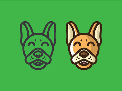 Dog face illustration animal dog face illustration zoo