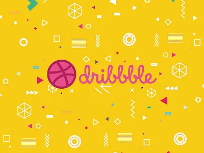 Hello Dribble debut design first shot graphics design hello invitation thank you