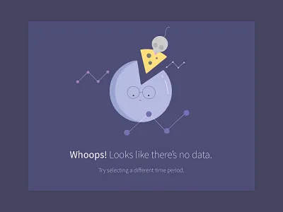 No Data Available! b2b dashboard data empty state flat illustration minimalism principle web ui ux