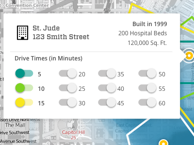 Mapping Data activation gis location map meta prototype toggles tooltip wip