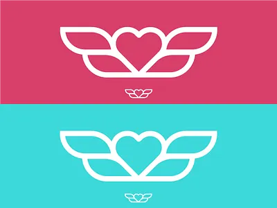 Wing/Heart Logo heart logo wing