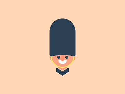 Day 47 - Queen challenge character cute daily face guard happy hat illustration london queen