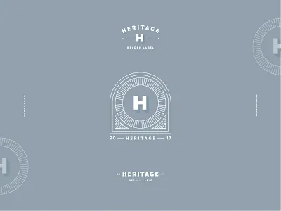 Heritage Logo Exploration blue brand branding crest lockup logo type typography wordmark