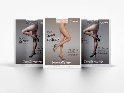 Hosiery Pantyhose Package Mockup denier fashion hosiery leggings mock up mockup package packaging pantyhose socks stockings tights