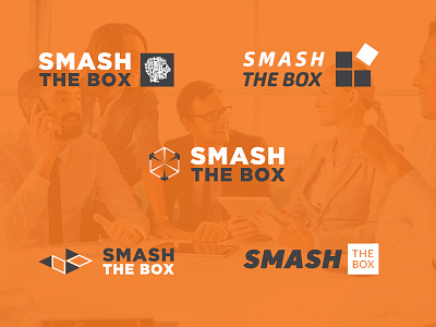 Smash The Box brainstorming branding idea identity logo visual