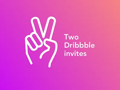 2 Dribbble Invites dribbble freebie giveaway invite