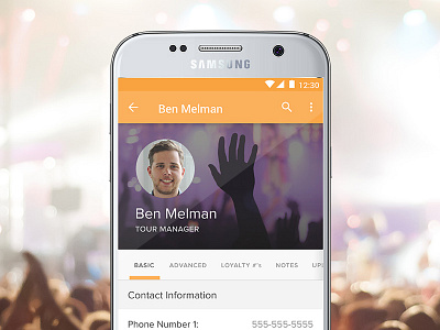 Booksmart Profiles View material mobile ui ux