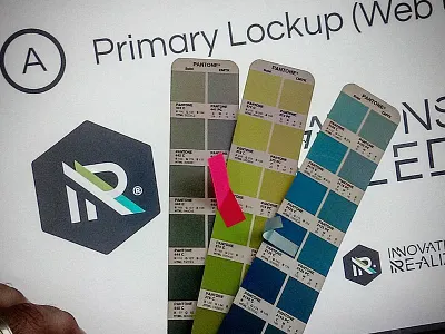 Innovations Realized green innovation ir logo logo design luquin san diego socal