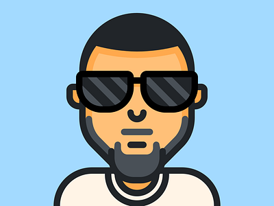 Avatars - Patsy-issa avatar boy illustration man normal sunglasses vector