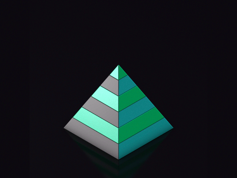Pyramid Animation cinema 4d geometry pyramid