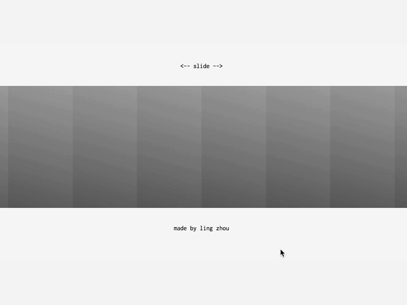 Gradient Slider bright gradient hover slider