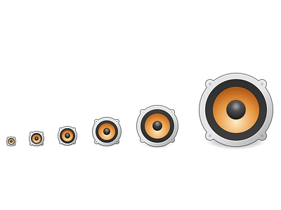 Speakers Icon elementary icon inkscape