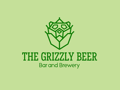 Grizzly Beer bar bear beer brewery hops mock