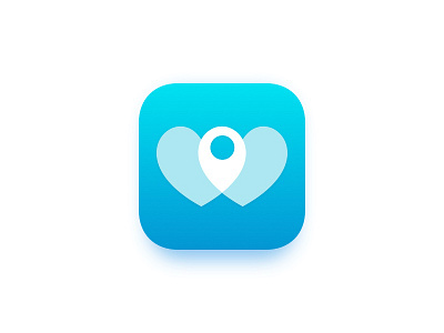 Love Locator app app icon app store brand emblem heart icon ios iphone location love symbol