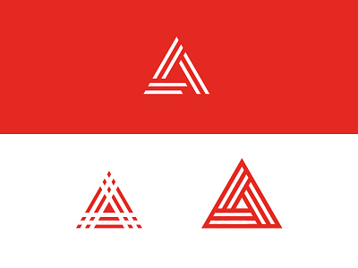 Triangle Unused concept a brand branding identity illustration logo minimal monogram triangle