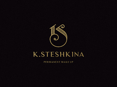 KS monogram black gold logo logodesign mono monogram