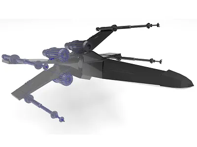 Space Craft ready for 3D Print 3d print space craft spaceship