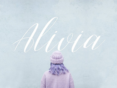 Freebie: Alivia Script Font font free freebie handletter pixelbuddha script