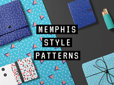 Freebie: 10 Memphis Style Patterns colors free freebie memphis patterns pixelbuddha retro seamless