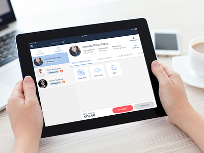 Hotelier dashboard app guest hotel hotelier dashboard ipad payment