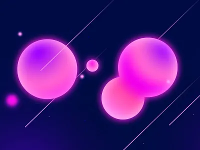 expanse color galaxy gradient light planet sphere star