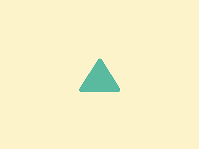 Rounded Triangle blue free freebie green minimal shape sketch teal triangle yellow