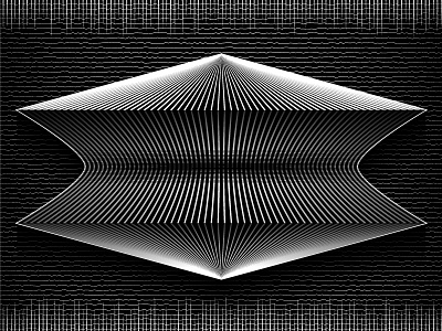 Day65- 'Closing' 100days lines noise opart shadows shapes vector