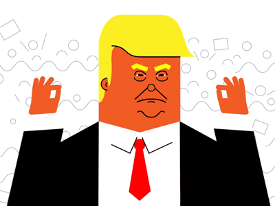 Trumped animation art character design donald trump