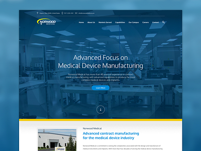 Norwood Medical medical responsive web design web development