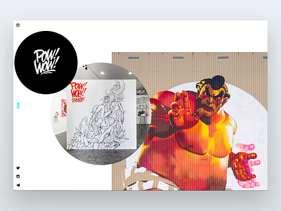 umi.io - Project Page II illustration personal portfolio pow wow project street art street fighter web