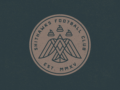 SHFC badge football hawk soccer