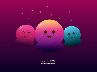 Octopus background illustration illustrator octopus wallpaper