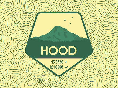 Mount Hood badge hood logo mount hood mountains oregon