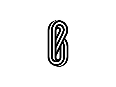 B board b logo logotype monogram. board