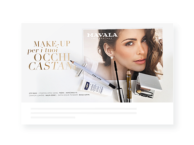 Mavala Social Campaign artdirection digital facebook makeup mavala post social