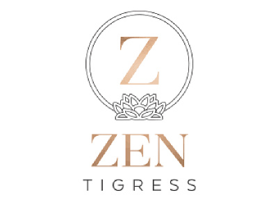Zen Tigress Logo branding logo