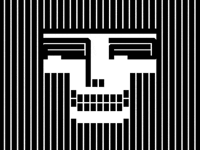 j3j3j3 animation black and white cartoon cool design face funny gif vector yeti