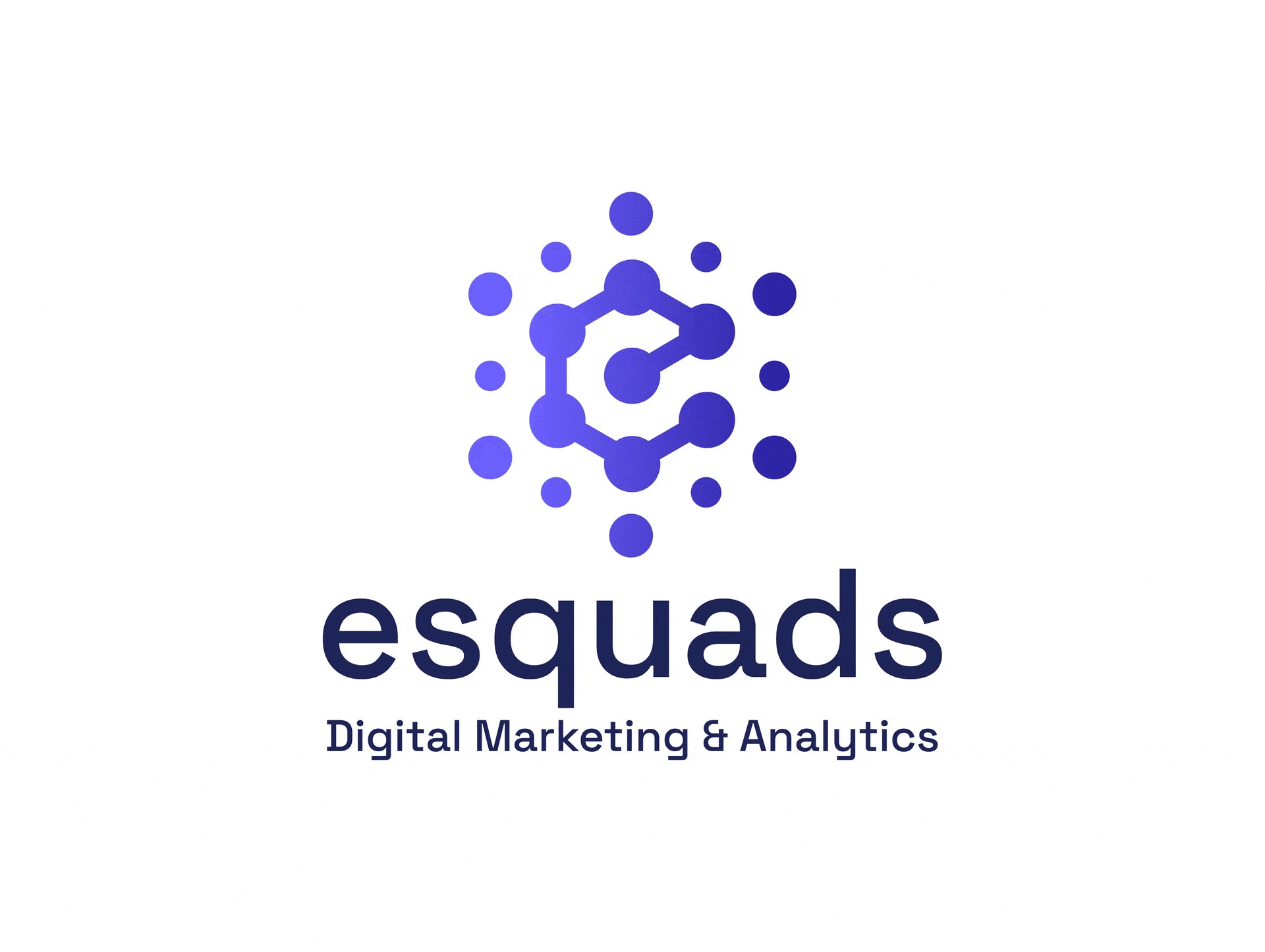 esquads - Agency agency analytics animation brand identity branding data e e logo graphic design logo logo abstract logo creation logo design logo e logo minimalist marketing motion graphics purple ui violet