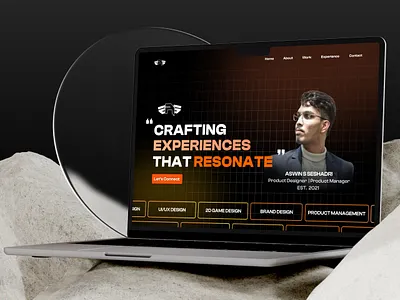 Product Designer Portfolio figma framer portfolio product deisgner sketch spline ui ux web website