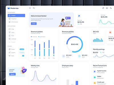 Modernize Dashboard Design analytical design animation bootstrap dashboard design bootstrap ui dashboard design dashboard template dashboard ui dashboard ui design modernize bootstrap modernize template product design template design template ui ui ui dashboard design ui design ui kit ui template design user experience design user interface design