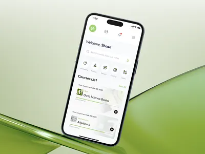 Mobile UI Design for an E-Learning Platform app devs app ui ux assignment tracking clean design course management course progress digitl learning dribbble shot e learning app edtech idealrahi learning platform minimal ui mobile app ui online education student dashboard ui design user experience ux design