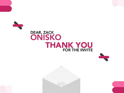 Thank You Zack invite kalarmoon rajeev thank you zack