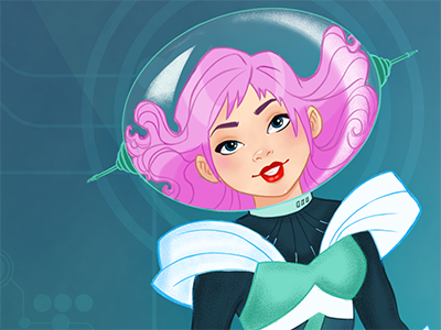 GirlGeek Mascot characterdesign heroimage mascot personalwebsite
