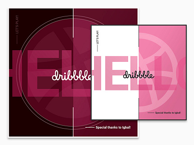 Hello Dribbble debut hello invitation invite thanks