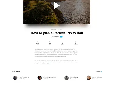 Vimeo Redesign Concept - WIP concept design redesign ui user interface ux vimeo web design website
