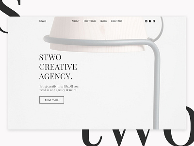 Creative agency banner android app creative creative agency illusration ios landing page minimal ui ux web design