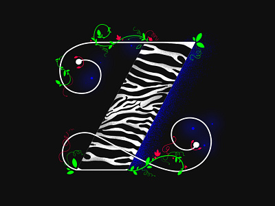 36DaysofType 36daysoftype 36daysz icon illustration nature typography zebra