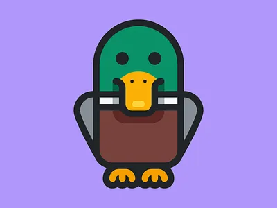 Avatars - easwee avatar duck illustration mallard quack vector