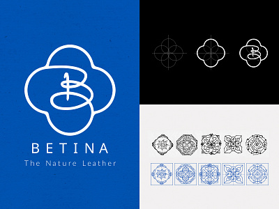 Betina Logo Design branding cork eco friendly guide logo materials patterns portugal product tile